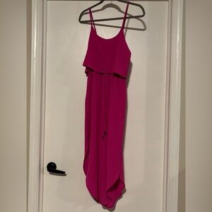 Elegant Magenta Dress